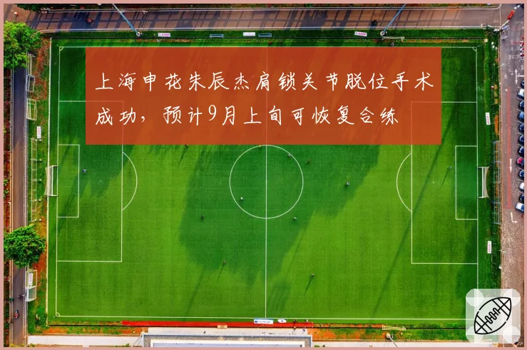上海申花朱辰杰肩锁关节脱位手术成功,预计9月上旬可恢复合练